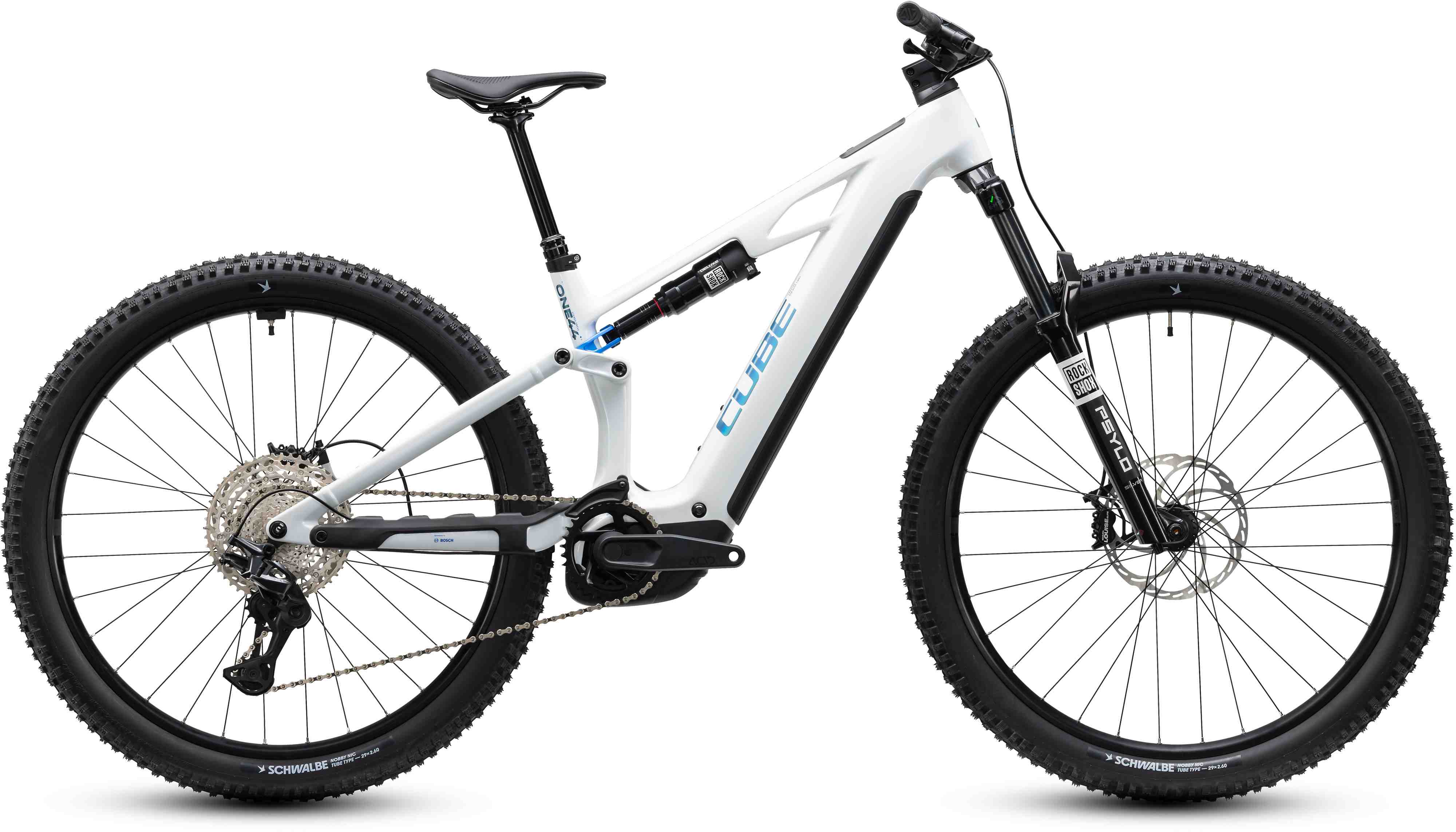 Cube Stereo Hybrid ONE44 HPC Pro 800 / metallicwhite´n´blue