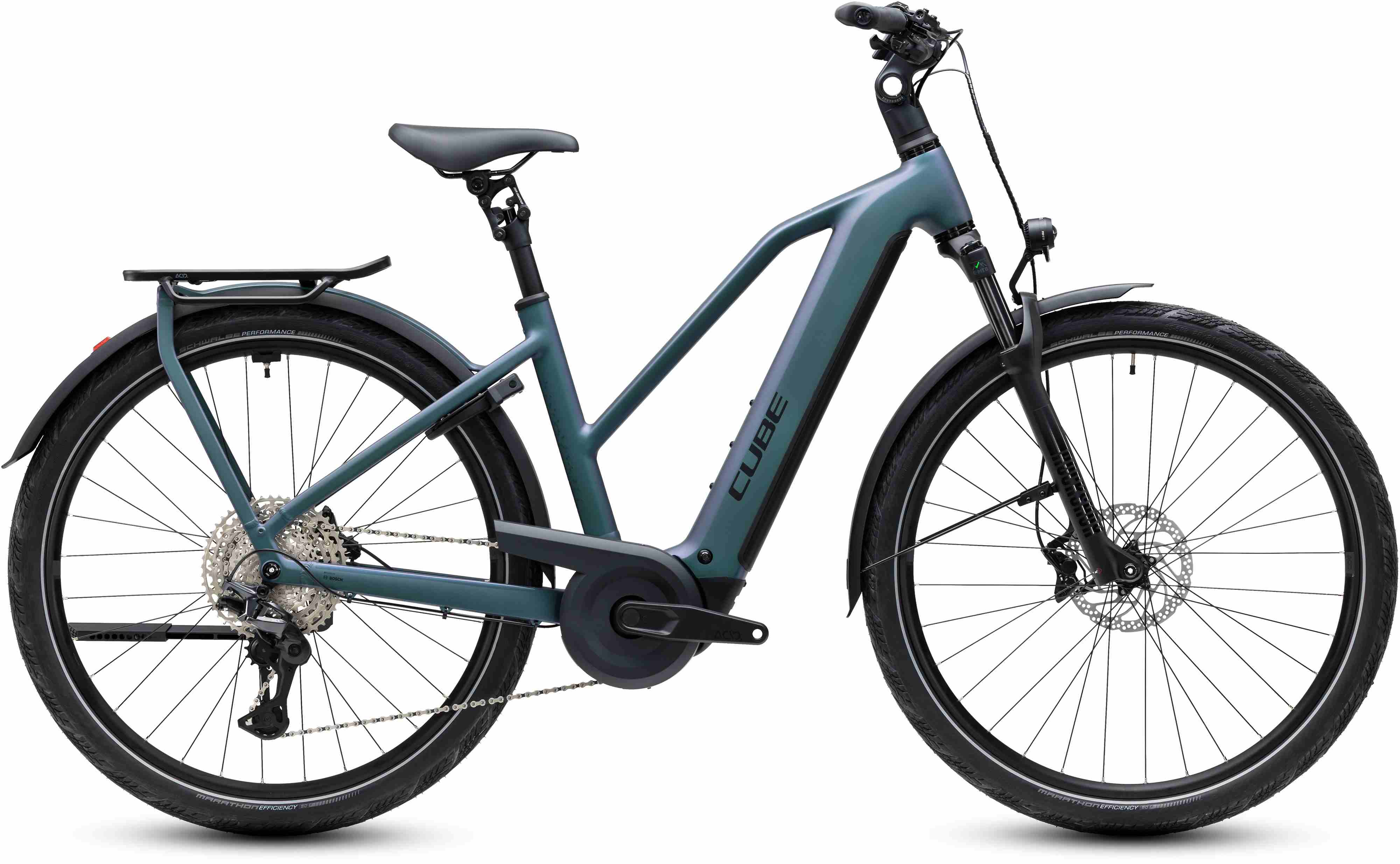 Cube Kathmandu Hybrid Pro 800 / smaragdgrey´n´black / Trapeze