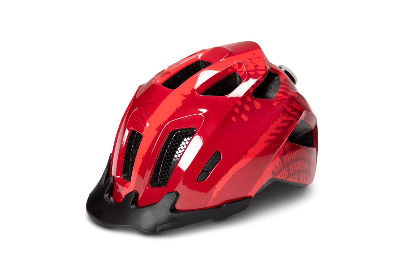 CUBE Helm ANT red splash
