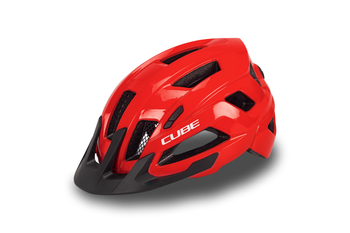 CUBE Helm STEEP glossy  / red M (52-57)