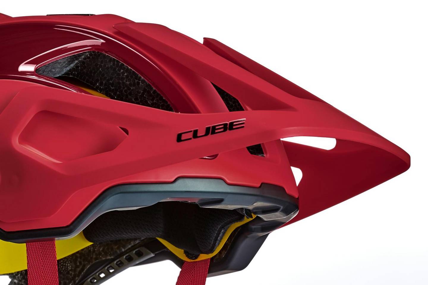 CUBE Helm STROVER  / red M (52-57)