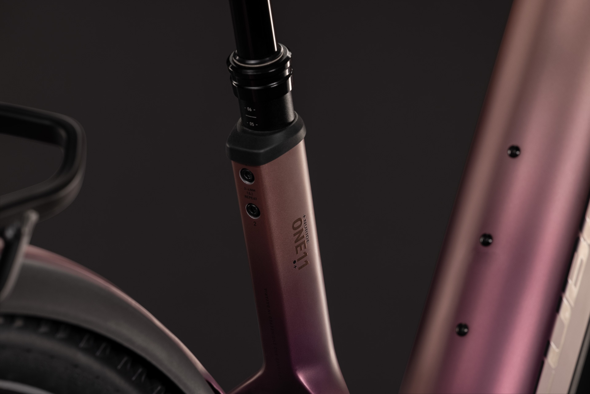 Cube Nuride Hybrid ONE11 HPC SLX 800 / mauve´n´black / Easy Entry
