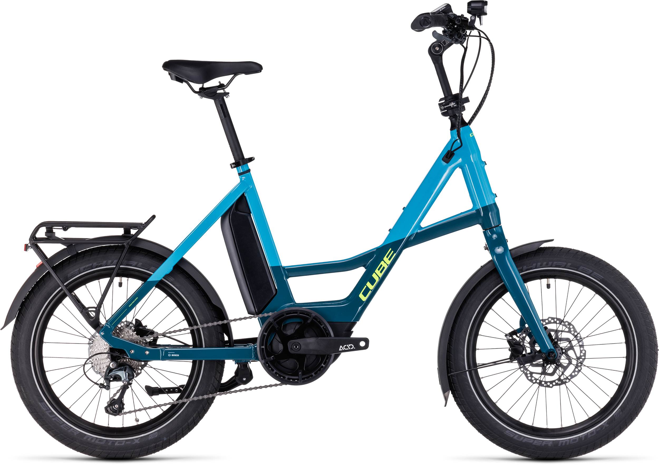 Cube Compact Sport Hybrid 500 / blue´n´lime