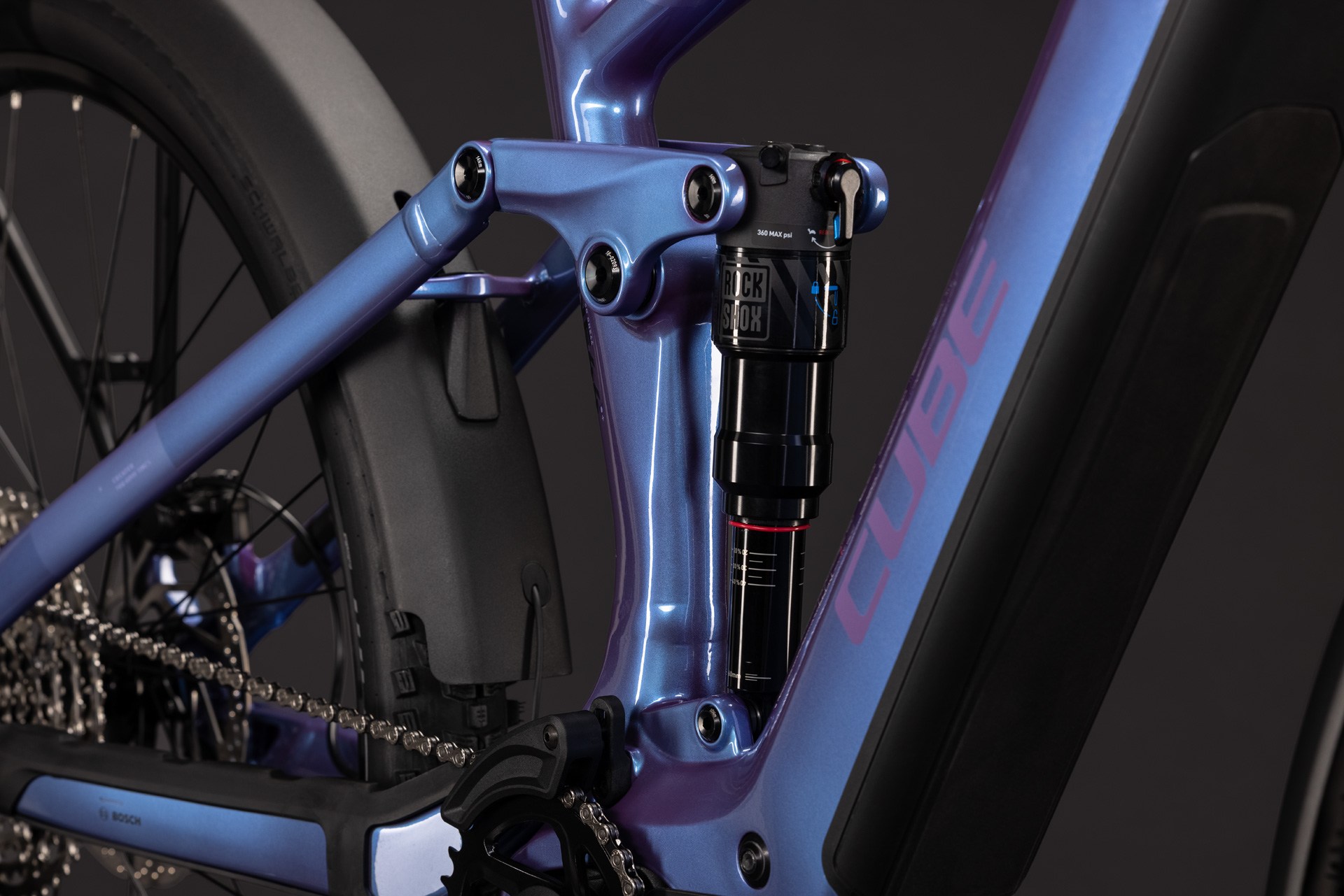 Cube Stereo Hybrid ONE44 Pro 800 FE / blueiris´n´purple