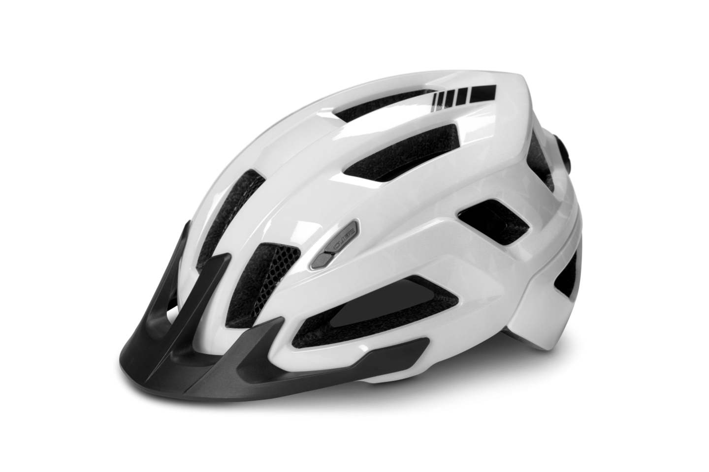 CUBE Helm STEEP  / glossy white S (49-55)