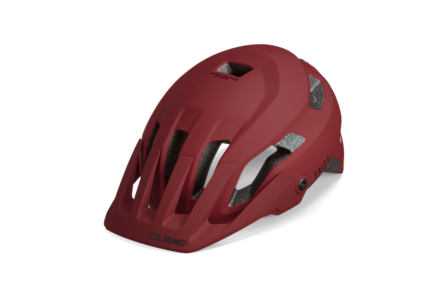 CUBE Helm FRISK / red S (49-55)