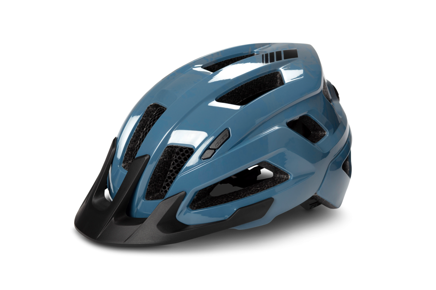 CUBE Helm STEEP  / glossy blue S (49-55)