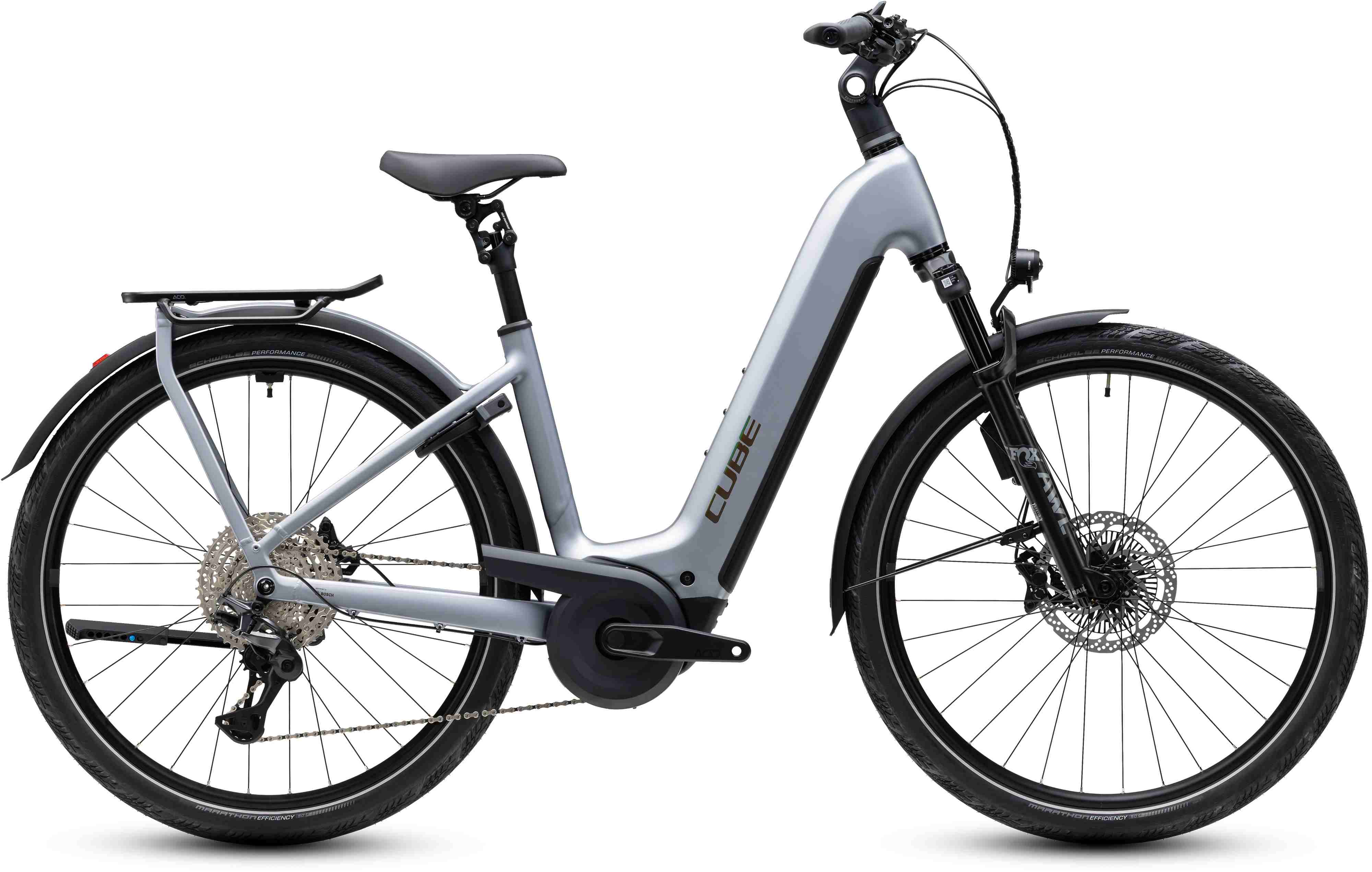 Cube Kathmandu Hybrid EXC 800 / slategrey´n´chrome / Easy Entry