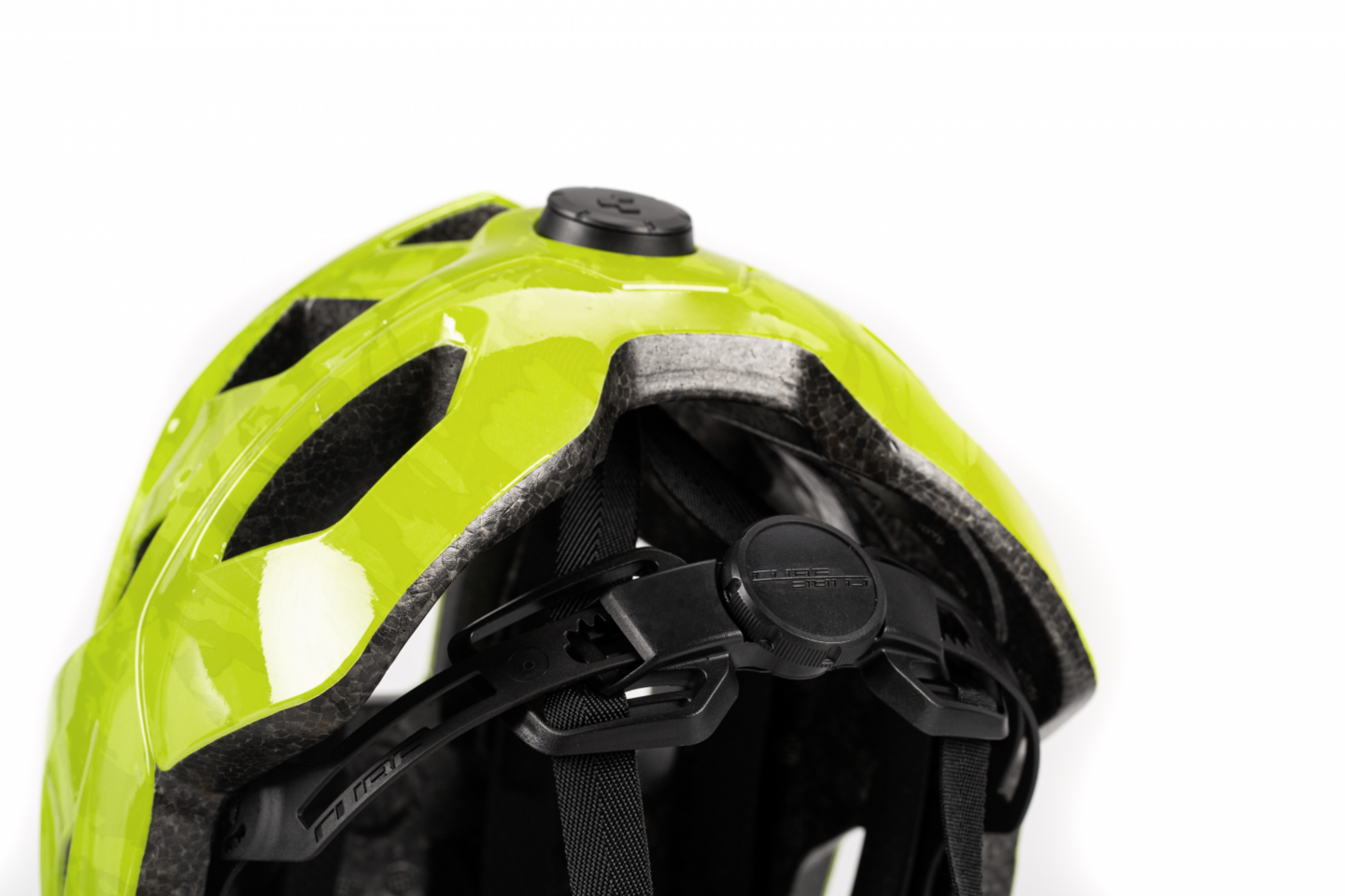 CUBE Helm STEEP  / glossy citrone L (57-62)
