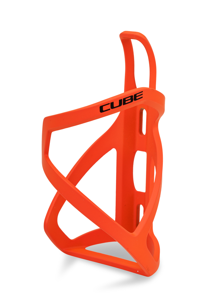 CUBE Flaschenhalter HPP Left-Hand Sidecage / matt orange´n´glossy black