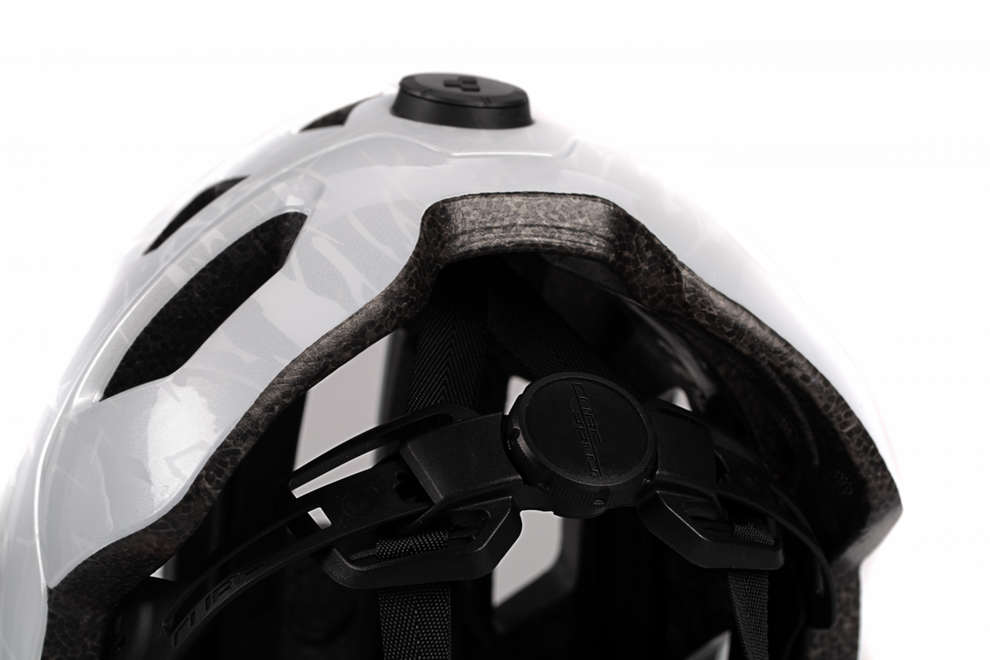 CUBE Helm STEEP  / glossy white S (49-55)