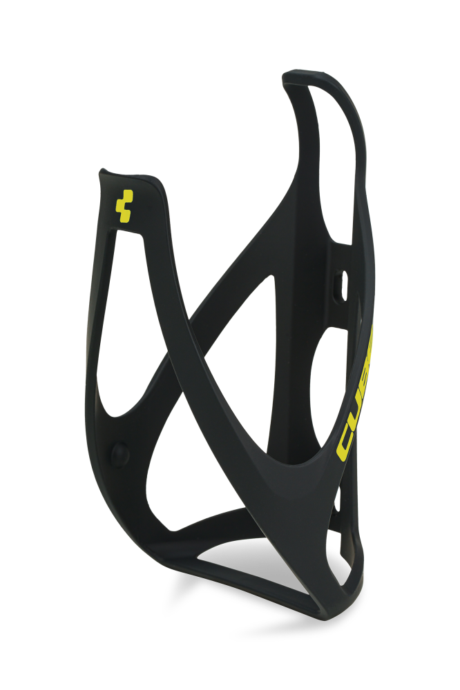 CUBE Flaschenhalter HPP  / matt black´n´flashyellow