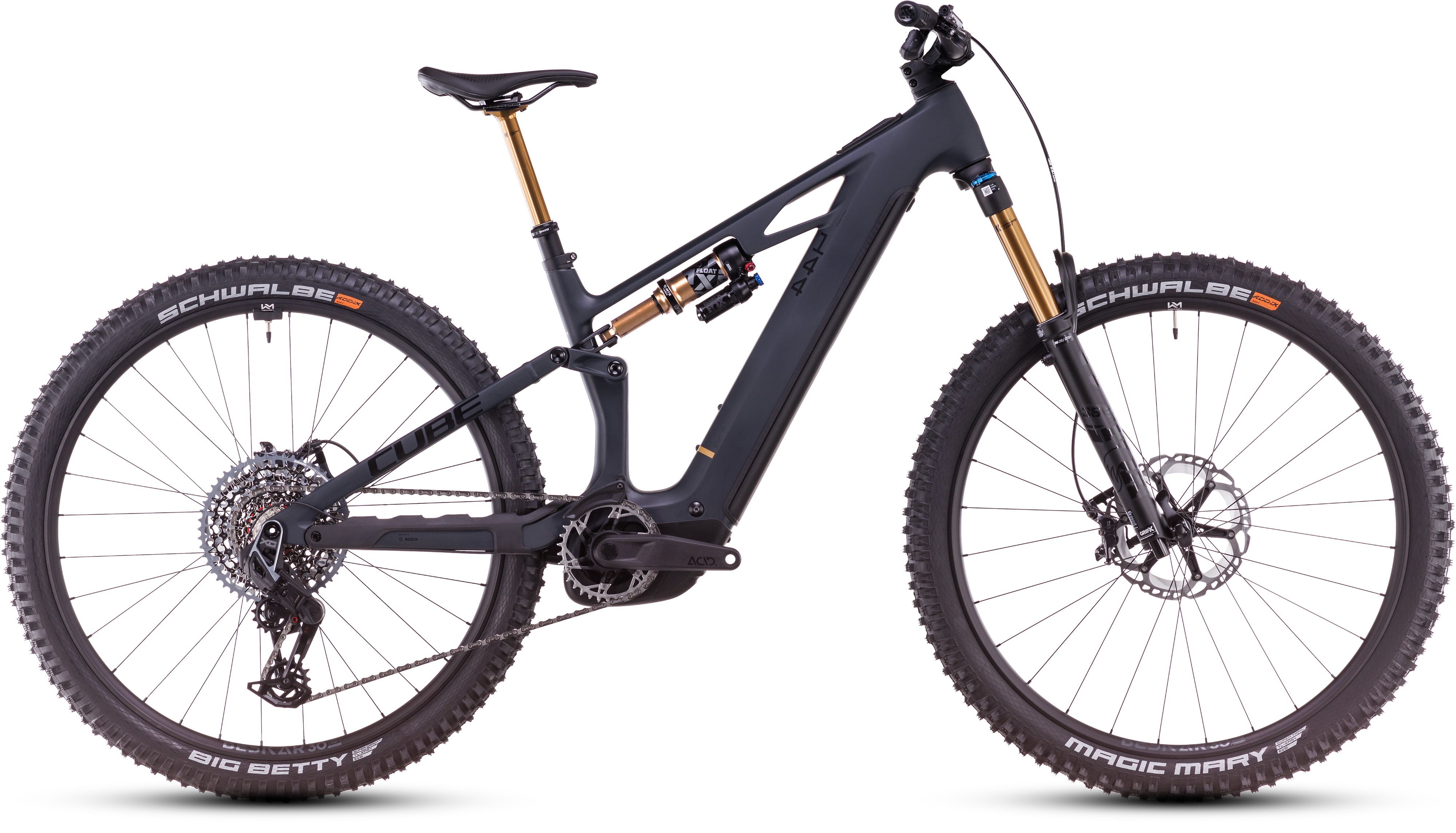 Cube Stereo Hybrid ONE44 HPC Actionteam 800 / carbon´n´gold