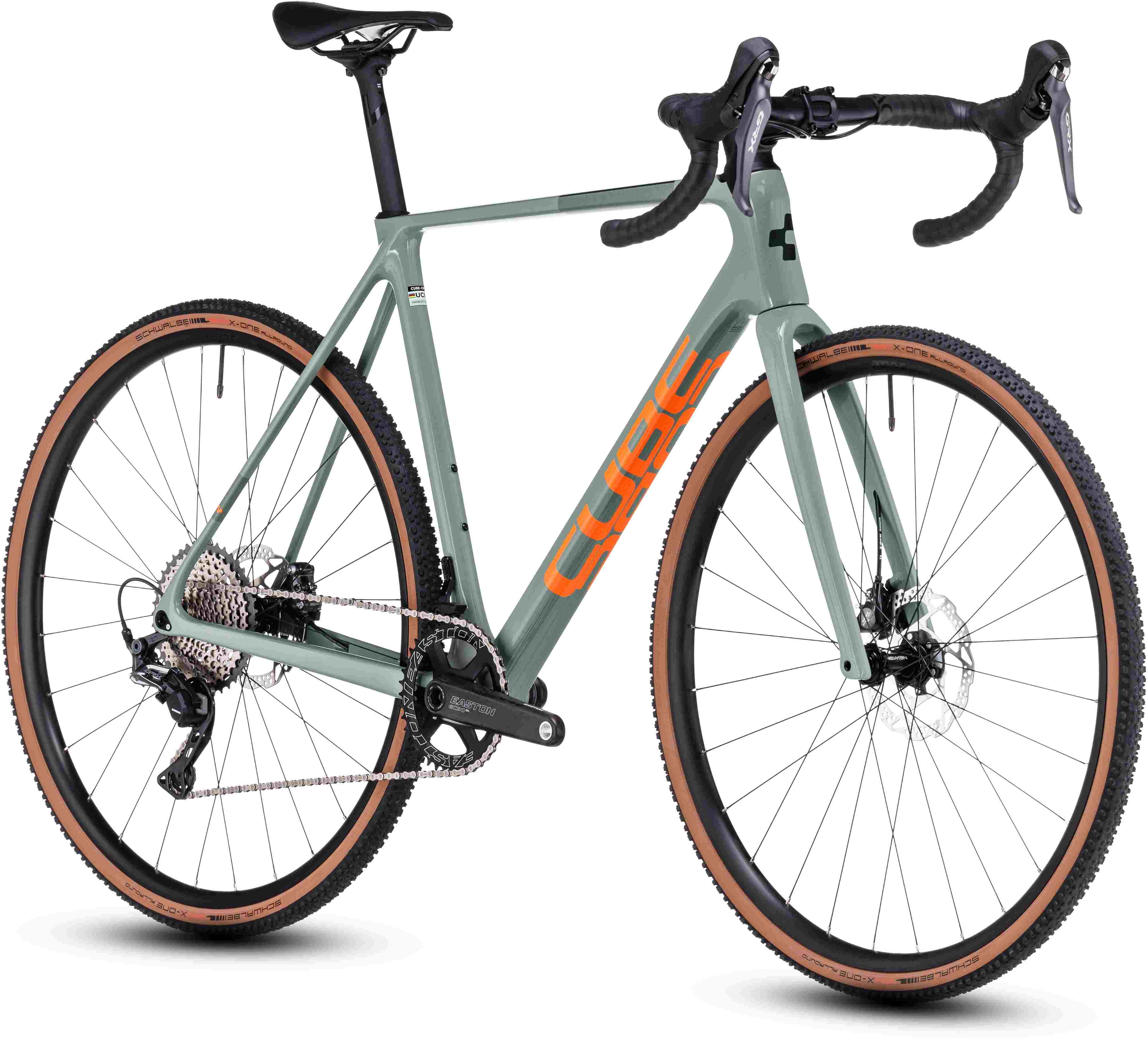 Cube Cross Race C62 Pro / swampgrey´n´orange 56cm 236576