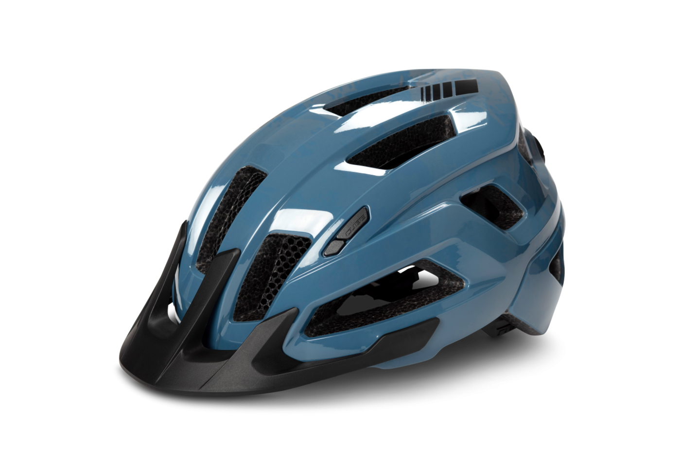 CUBE Helm STEEP glossy blue