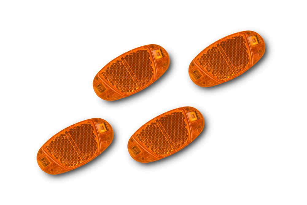Speichenreflektor CMPT  Set / orange