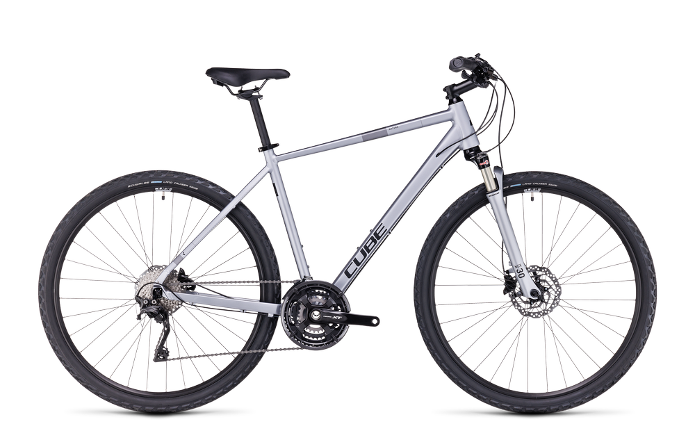 Cube Nature EXC / 58 cm / L / polarsilver´n´black
