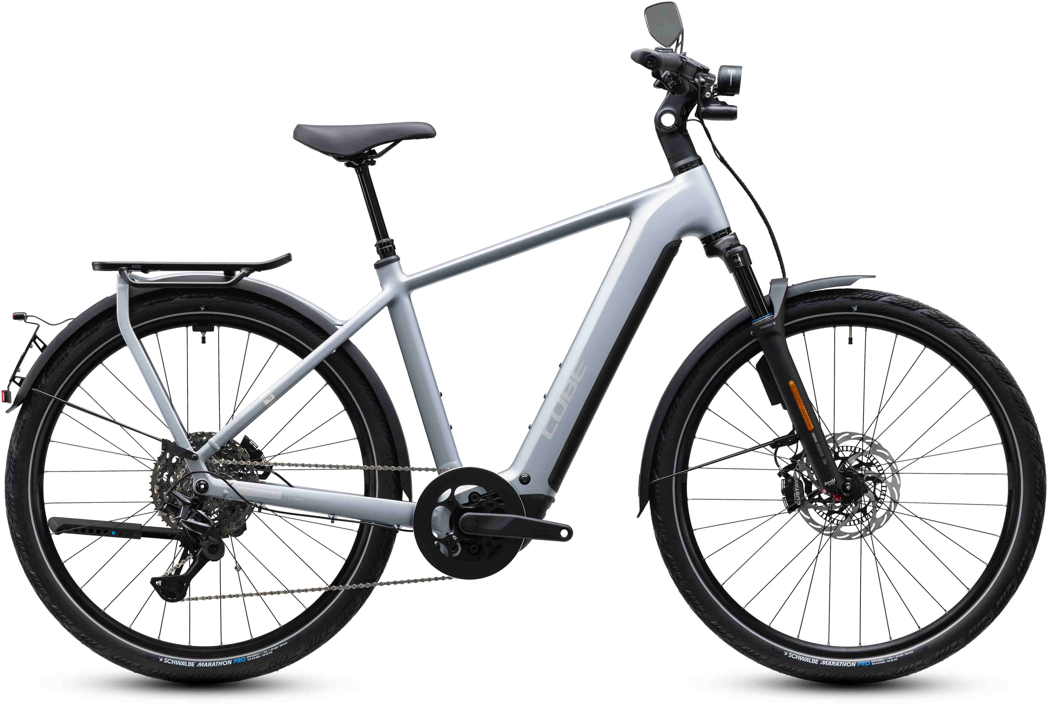Cube Kathmandu Hybrid 45 800 / slategrey´n´chrome