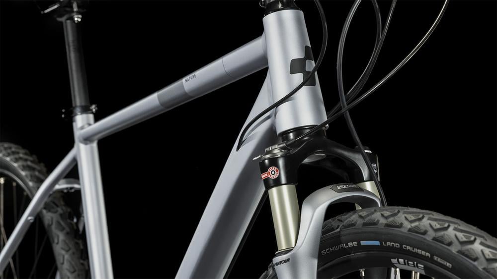 Cube Nature EXC / 58 cm / L / polarsilver´n´black