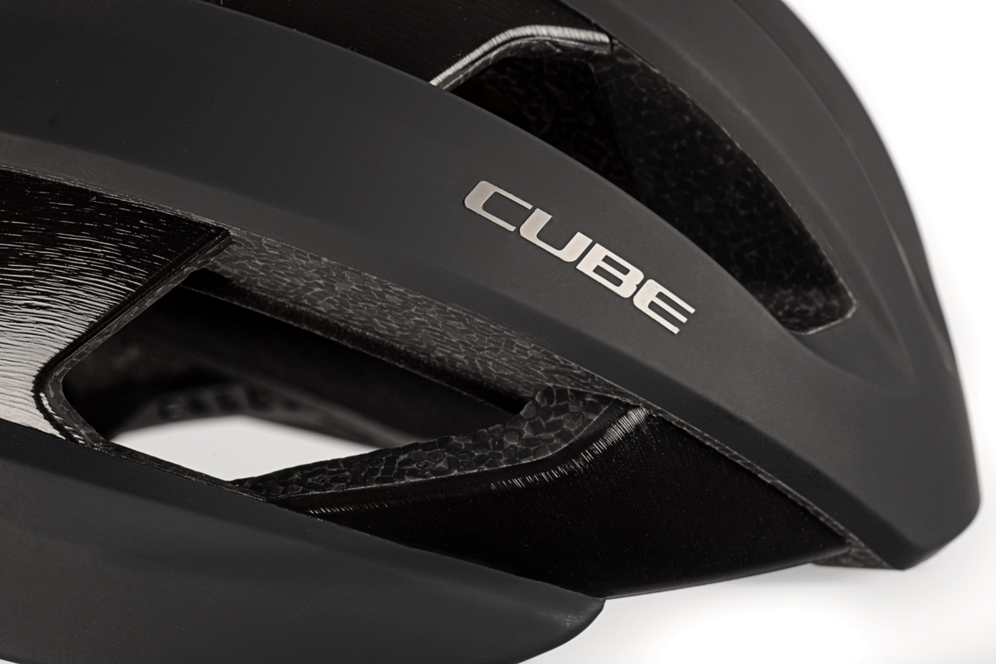 CUBE Helm HERON  / black L (57-62)