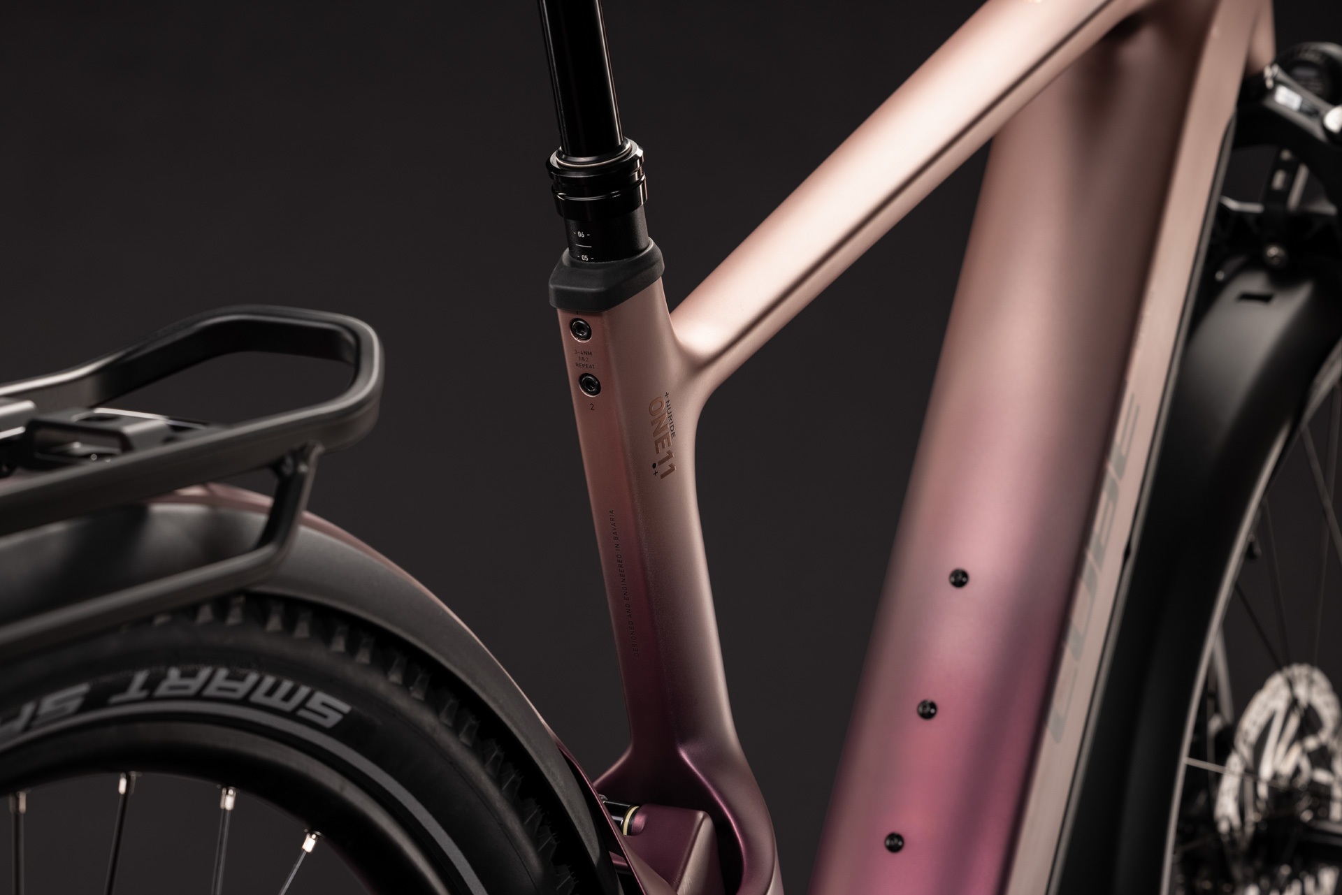 Cube Nuride Hybrid ONE11 HPC SLX 800 / mauve´n´black