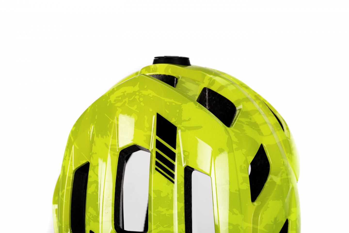 CUBE Helm STEEP  / glossy citrone S (49-55)