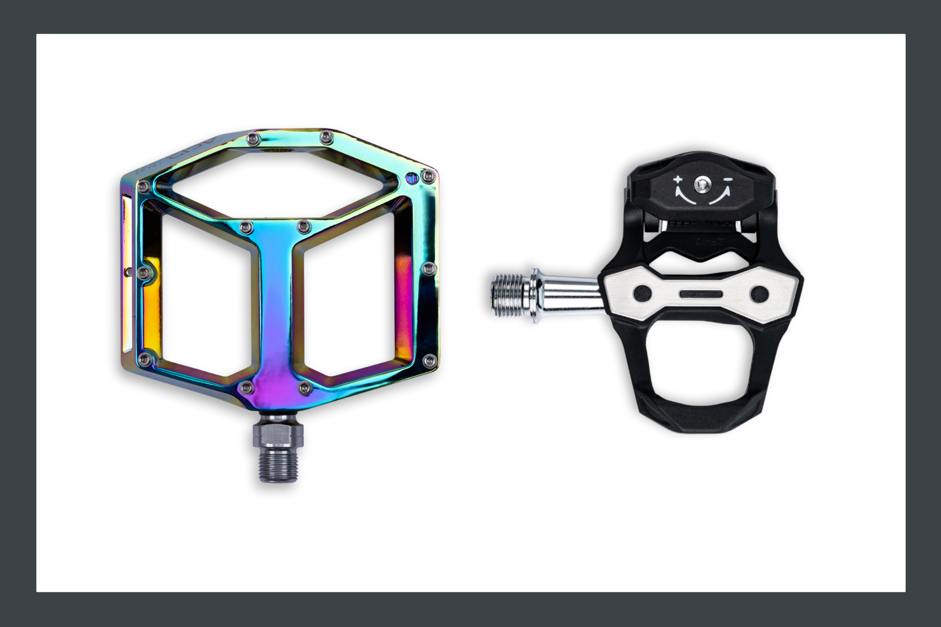Flatpedal und Klickpedal im Cube Store Lindenberg
